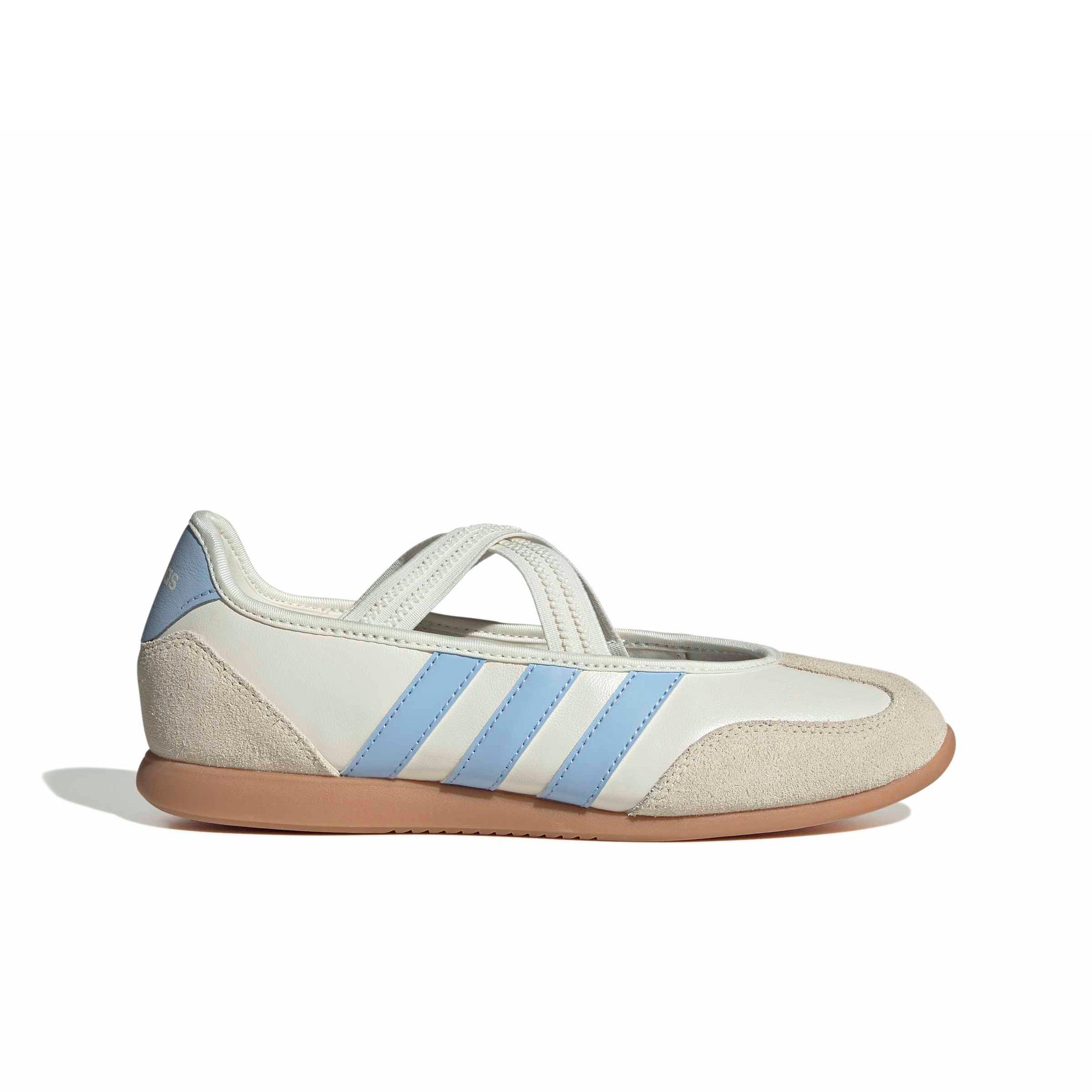adidas Barreda Mary Jane "Off White/Glow Blue/Gum 10" Women's Shoe - OFF WHITE/BLUE/GUM